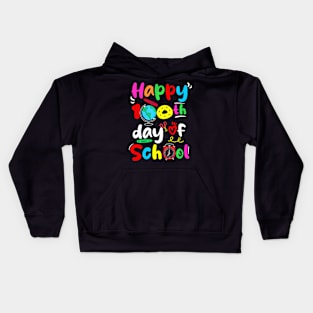 Happy 100Th Days Of School Teacher And Student Kids Hoodie